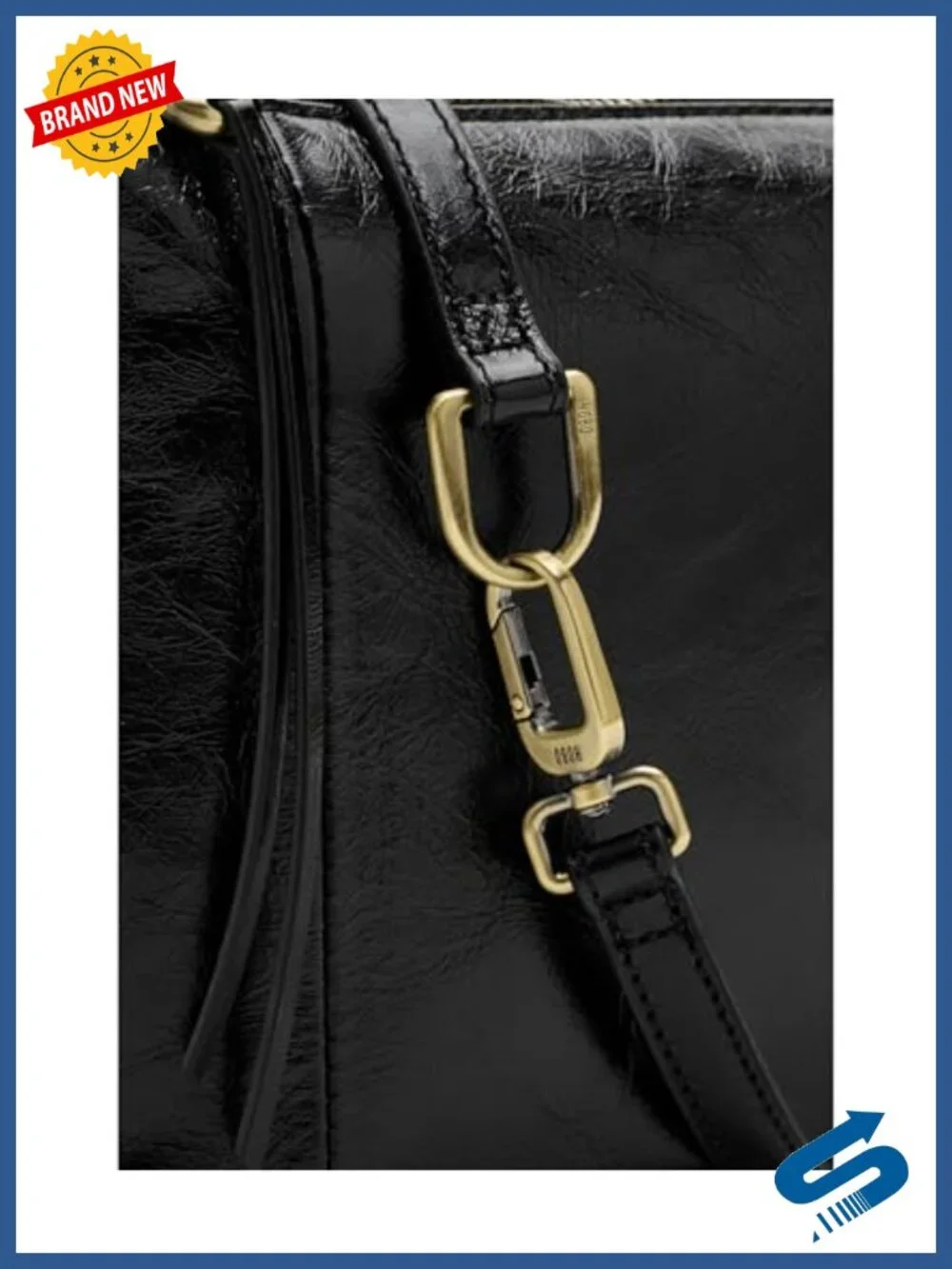 HOBO Darcy Carryall Leather Crossbody Purse Bag